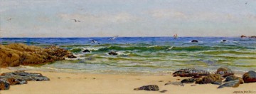  Arthur Oil Painting - The Yellow Sand scenery Arthur Hughes